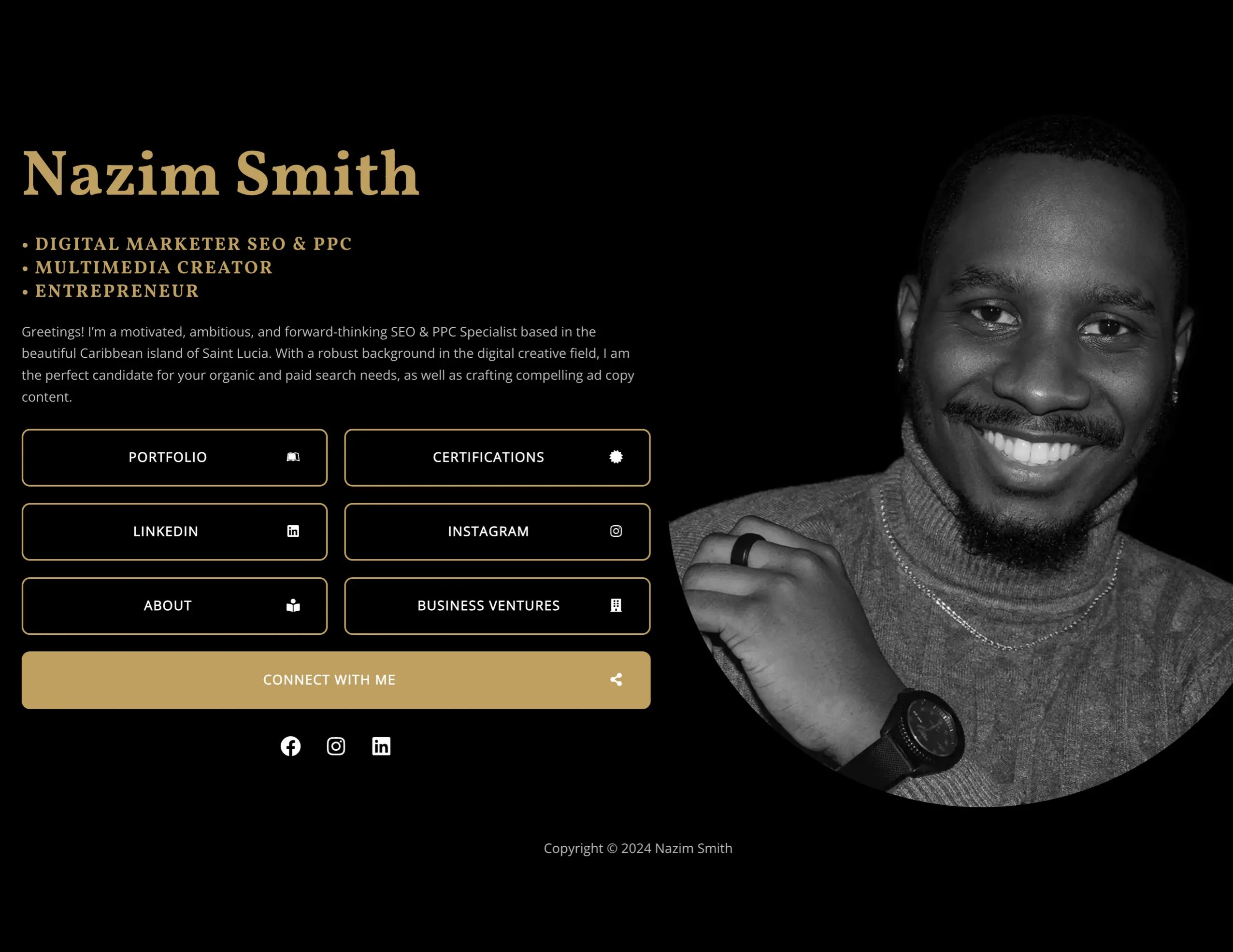 Portfolio photo of nazimsmith.com 